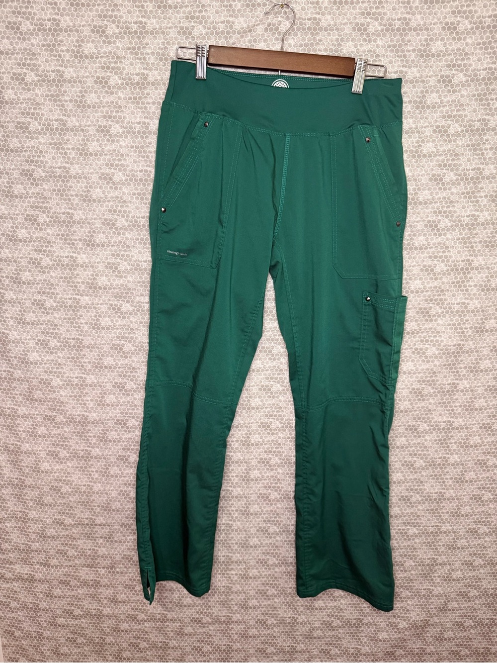 Healing Hands Size Small Green Scrub Bottoms Pants